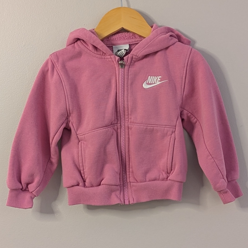 💗 Nike Pink Fleece Zip Hoodie